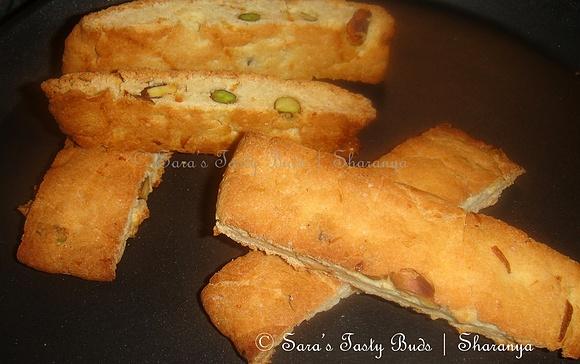 Orange Pistachio Biscotti