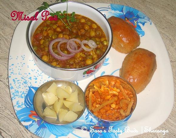 Misal pav pressure cooker method