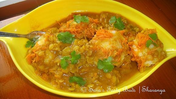 Sambhar idli - mini idlies soaked in sambhar