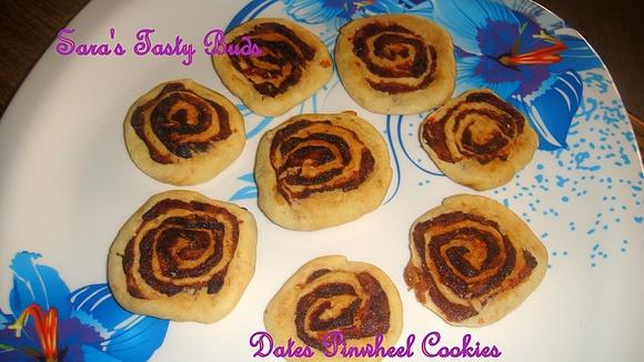 Dates pinwheel cookies
