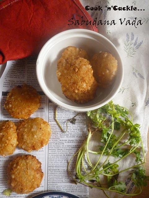 Sabudana vada sago fritters