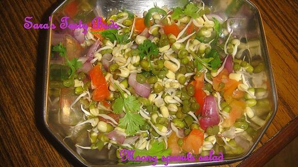 Moong Sprouts Salad
