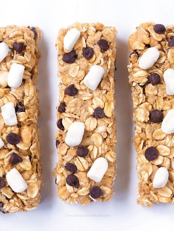 Chewy s'mores granola bars