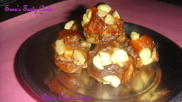 Dates and nuts ladoo recipe