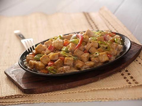 Max's sizzling tofu recipe with vegetables and chilies
