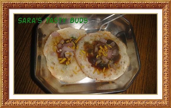 Mini Uthappam Chaat