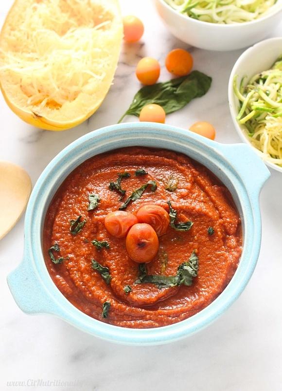 Low FODMAP Tomato Basil Sauce