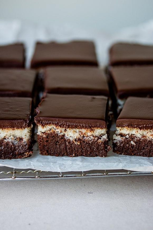 Chocolate coconut brownies gluten free