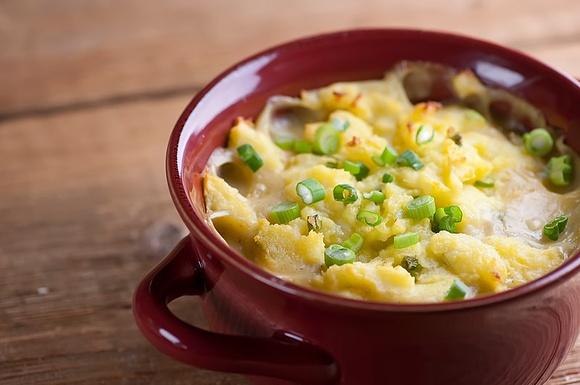 Chicken Pot Pie with Mashed Potato Crust