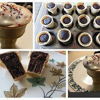 Ice Cream Cone Cakes - Nordic Ware cake tin recipe