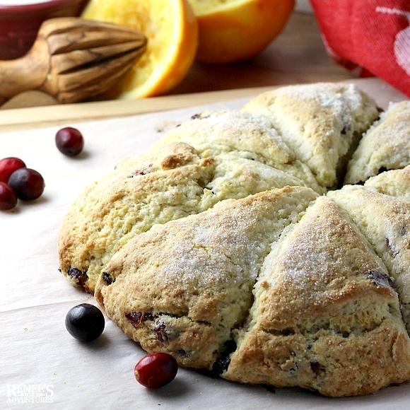 Easy Orange Cranberry Scones