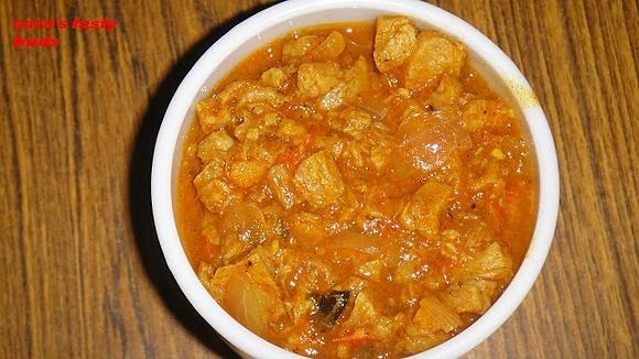 Soya chunks kheema masala