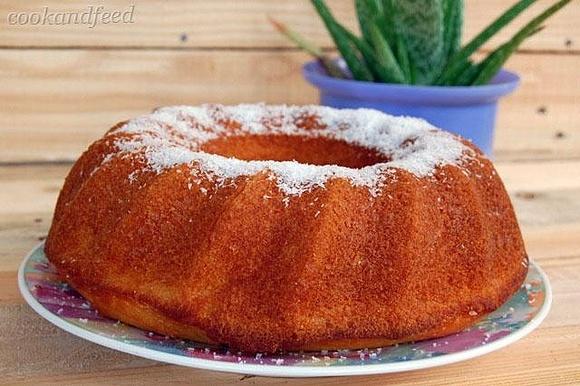 Coconut Syrup Cake