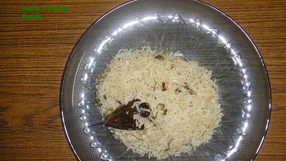 Brinji rice with coconut milk - flavorful indian special occasion dish