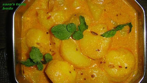 Dahiwale aloo ki subzi