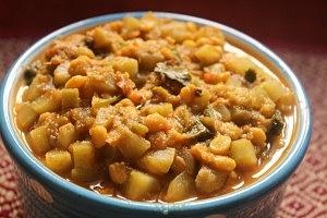 Lauki chana dal ki sabzi