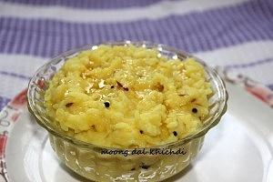 Moong dal khichdi