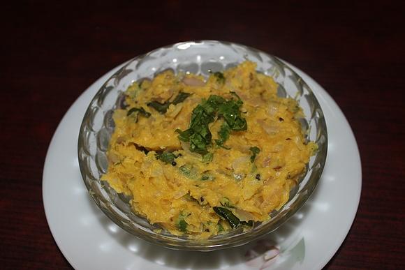 Jhunka recipe - traditional maharashtrian side dish