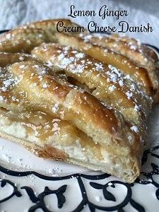 Lemon Ginger Cream Cheese Danish