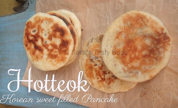 Hotteok korean sweet pancake