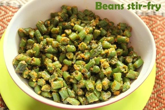 French beans subzi maharashtrian style side dish for rotis
