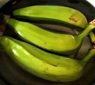 Raw banana curry with peel - traditional south indian recipe