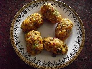 Lentil and vegetable dumplings for new year party