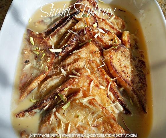 Shahi tukray royal bread pudding