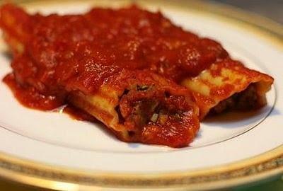 Seitan Stuffed Cannelloni