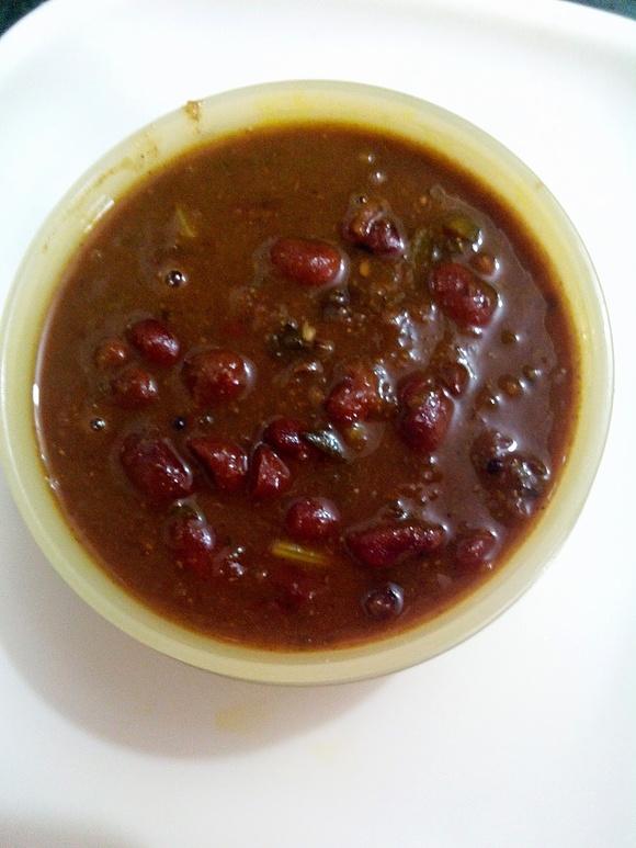 Punjabi rajma masala kidney bean curry