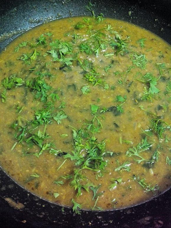 Konkani vegetable dal lentil recipe