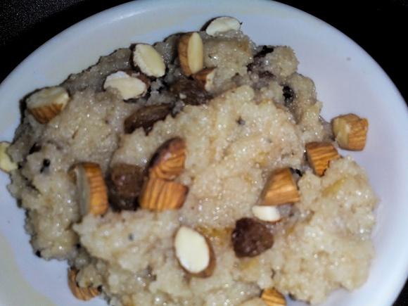 Semolina halva (sooji rawa) recipe